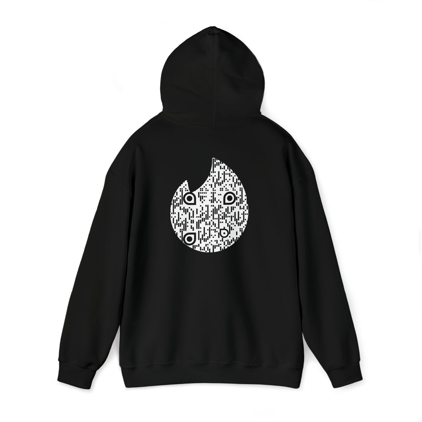 White Tinder custom QR code Unisex Heavy Blend Hoodie