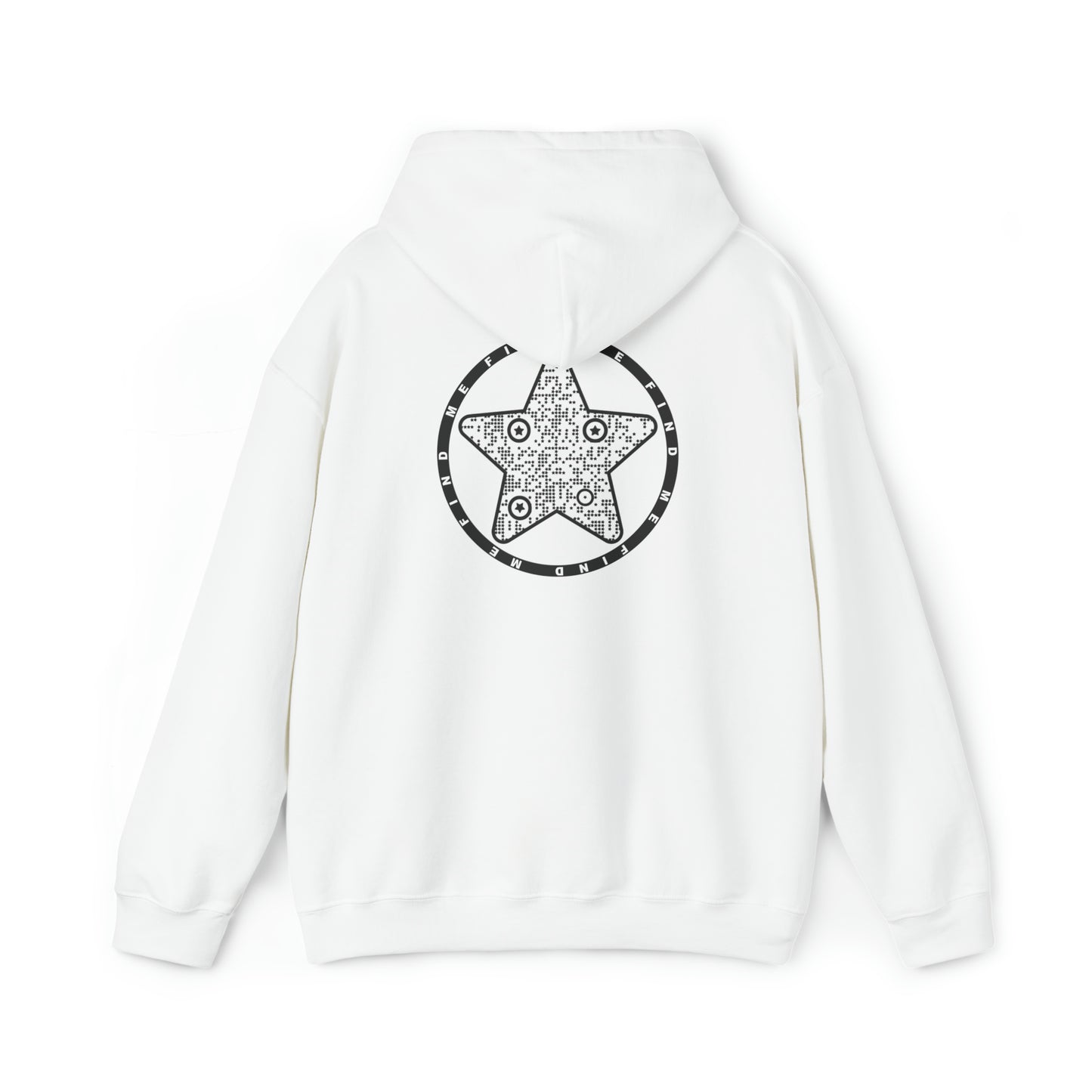 Sheriff Badge custom QR code Unisex Heavy Blend Hoodie