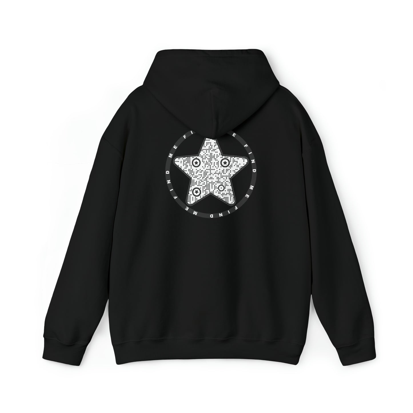 Sheriff Badge custom QR code Unisex Heavy Blend Hoodie