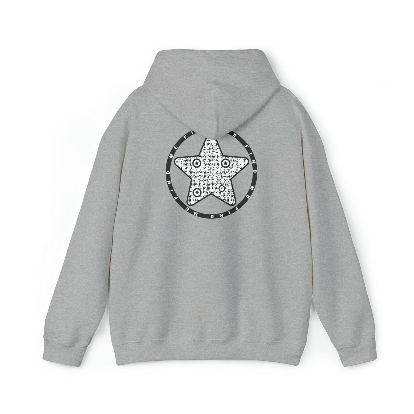 Sheriff Badge custom QR code Unisex Heavy Blend Hoodie