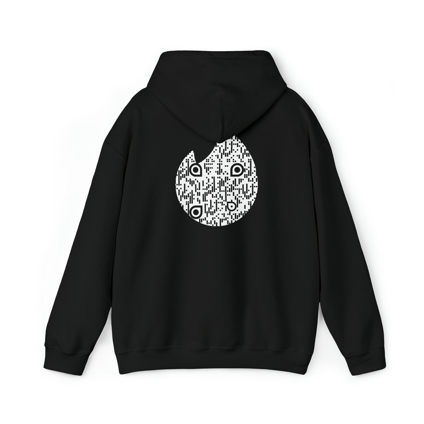 White Tinder custom QR code Unisex Heavy Blend Hoodie